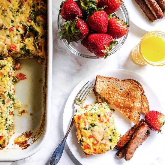 Loaded Veggie Brunch Frittata