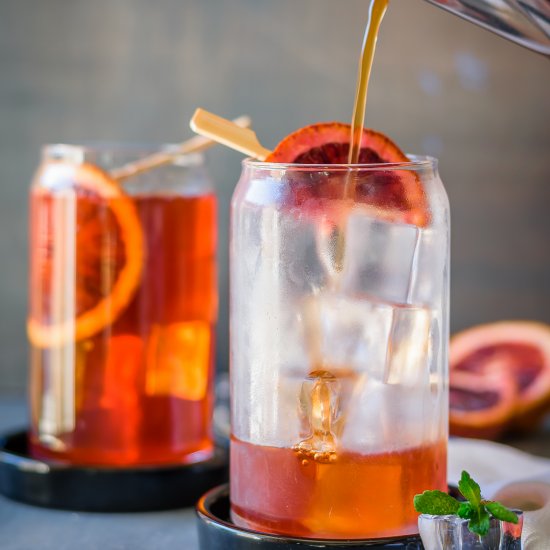 Blood Orange Iced Tea