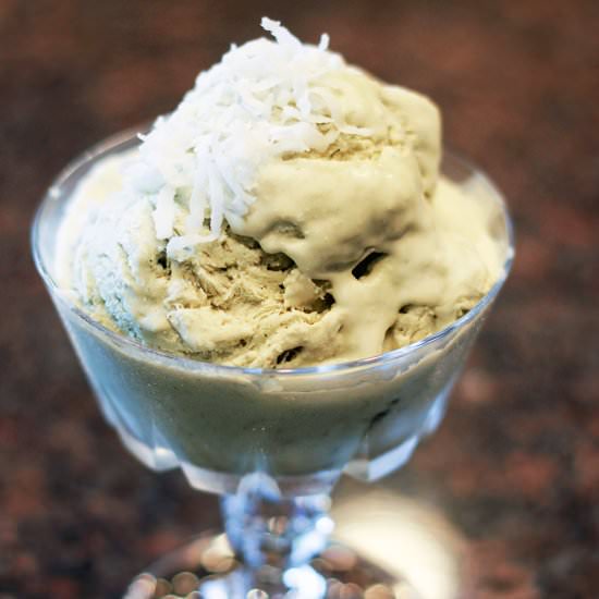 No Churn Green Tea Matcha Ice Cream