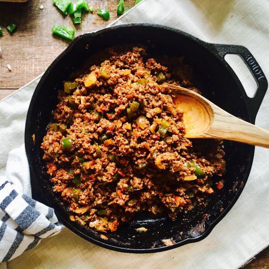 Chorizo and Beef Sloppy Joes