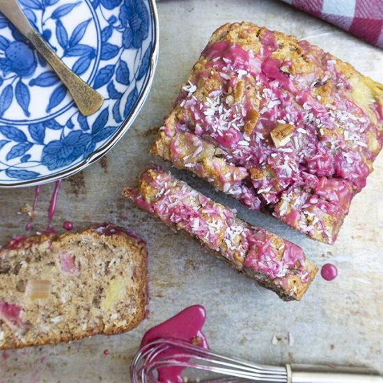 Rhubarb Hummingbird Bread