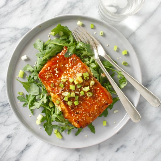 Maple-Ginger Roasted Salmon