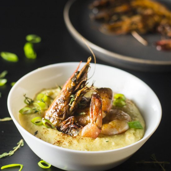 CREAMY SHRIMP AND GRITS