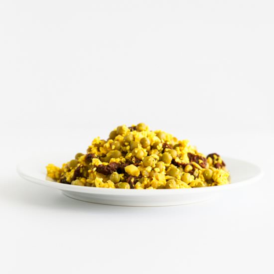 Vegan Spanish Scrambled Eggs