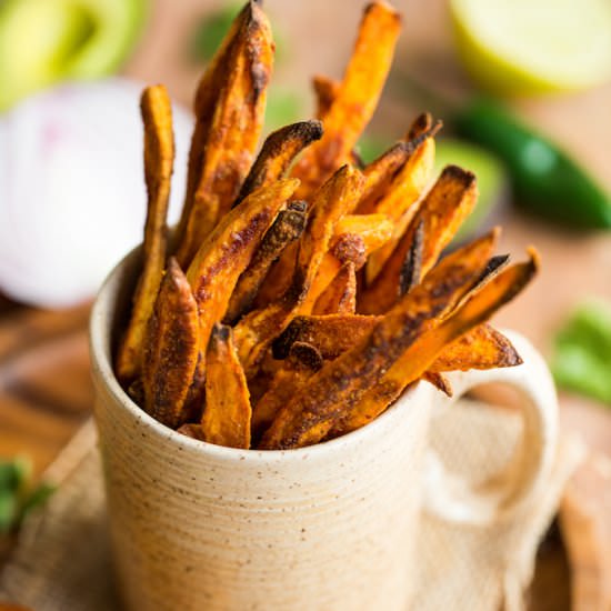 Crispy Baked Sweet Potato Fries