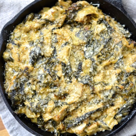 Spinach, Kale & Artichoke Dip