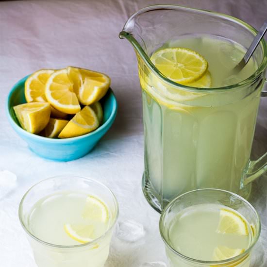 Homemade Cloudy Lemonade