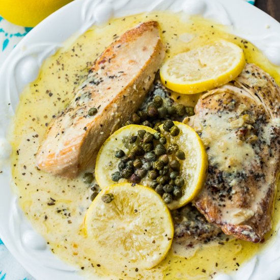 Crock Pot Creamy Lemon Chicken