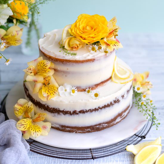 Lemon & Elderflower Cake