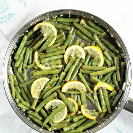 Garlic Lemon Fresh Green Beans