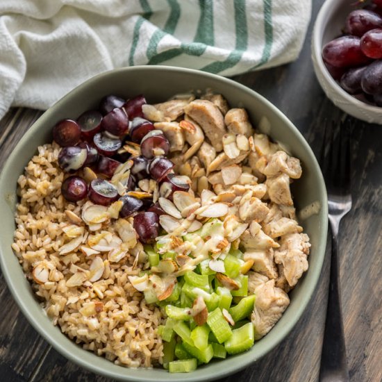 Chicken Salad Brown Rice Bowl