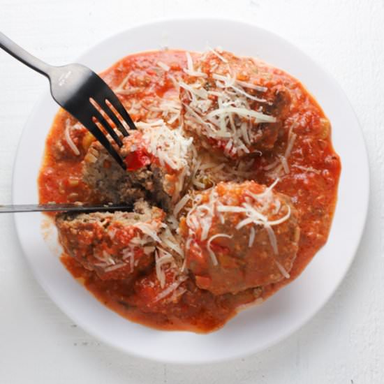 Meatballs in Tomato-Cream Sauce