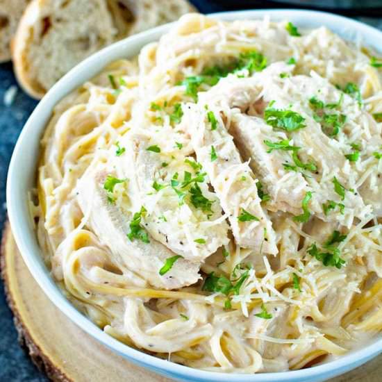 Instant Pot Chicken Alfredo