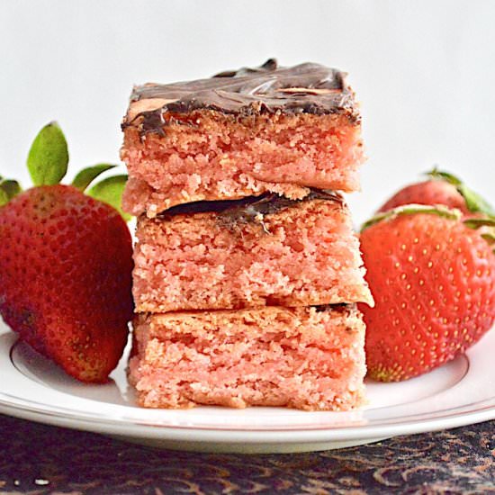 Strawberry Chocolate Brownies