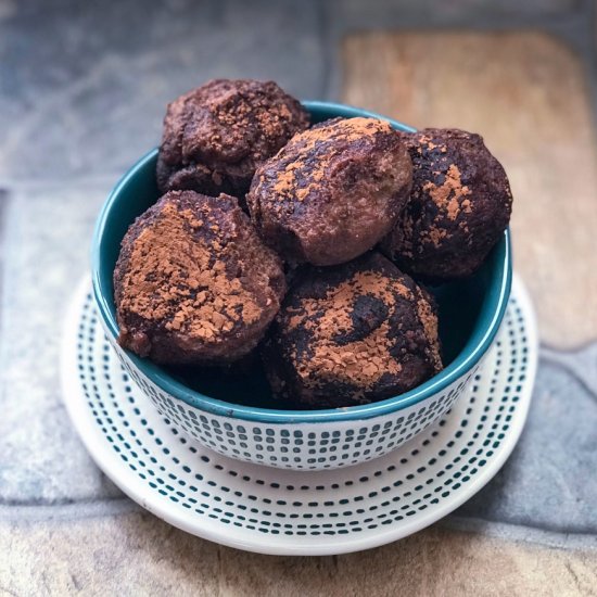 Cocoa Peanut Butter Truffles