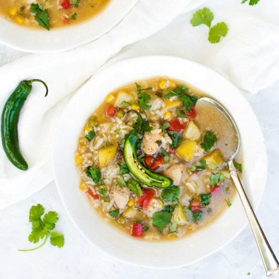 Peruvian Chicken Soup