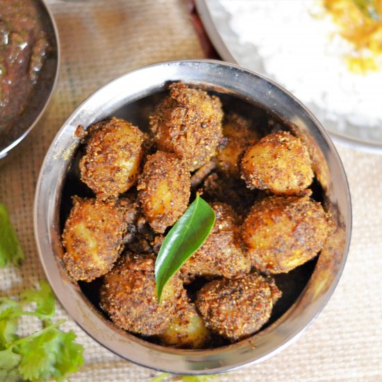 Chettinadu Potato Fry