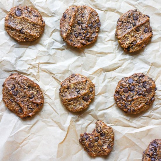 Flourless Chocolate Walnut Cookies