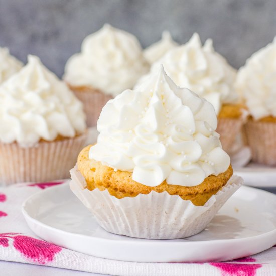 White Chocolate Cupcakes