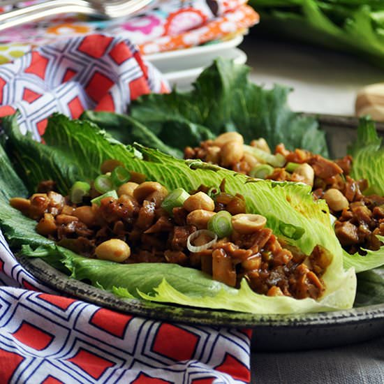 Asian Chicken Lettuce Wraps