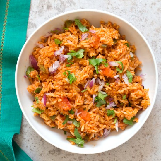 Vegan Spanish Rice Bowl