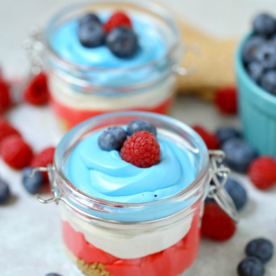 4TH VERY BERRY CHEESECAKE JARS