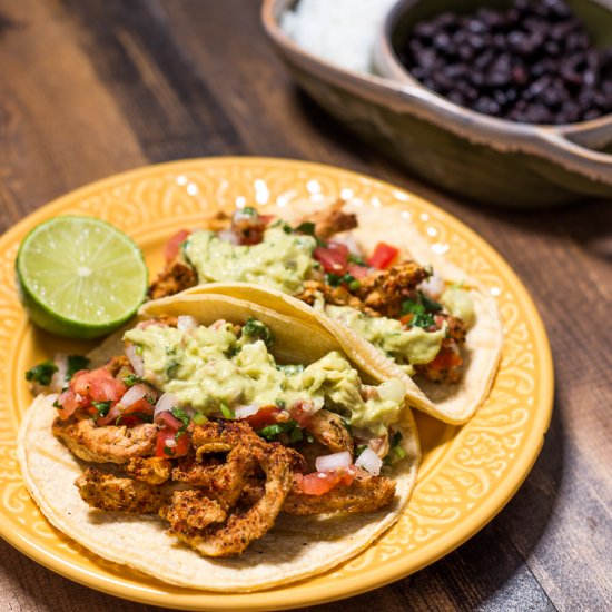 Easy Baked Soy Curl Tacos