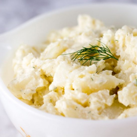 Vegan Potato Salad w/ Lemon & Dill