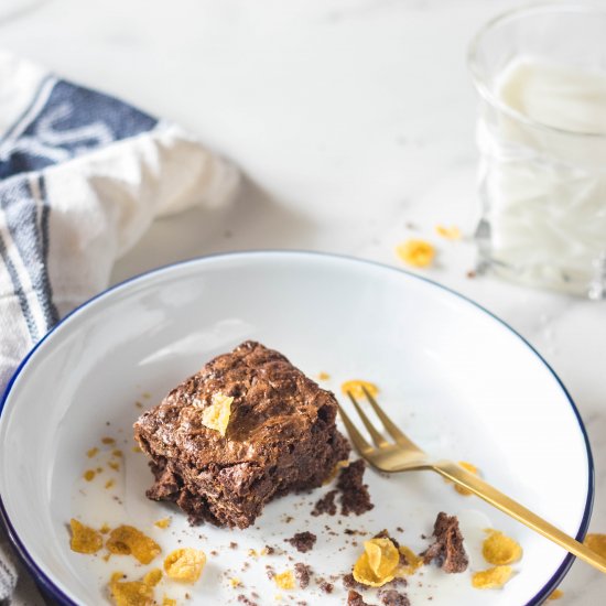 Cornflakes and Milk Brownies