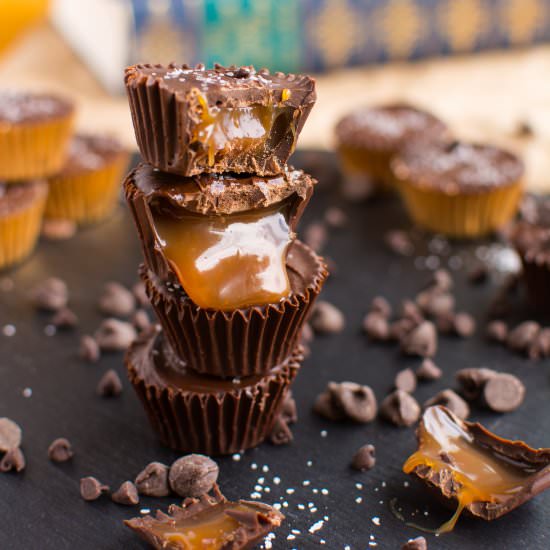 Salted Caramel Cups