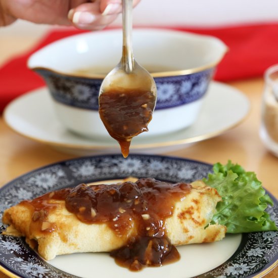 Lumpia Sariwa Brown Sauce