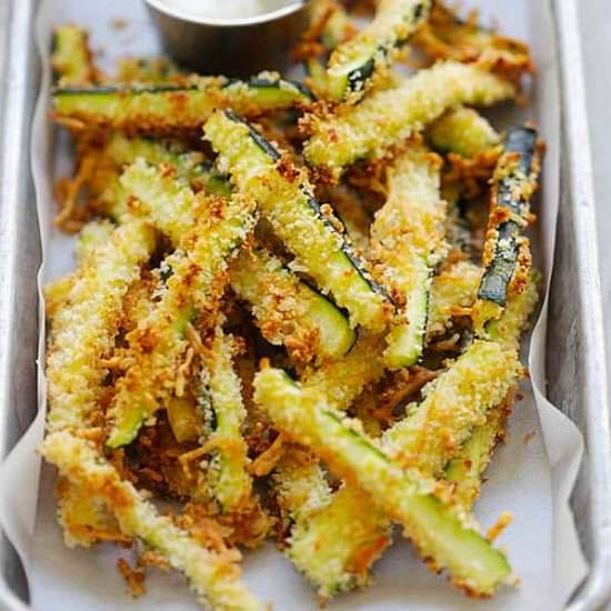 Parmesan Zucchini Fries