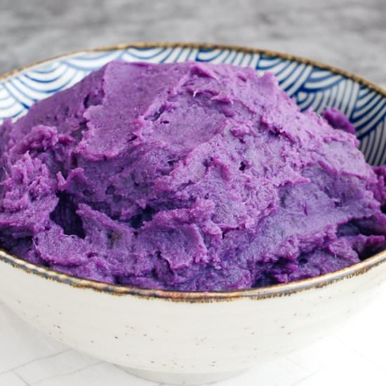 Mashed Purple Sweet Potato