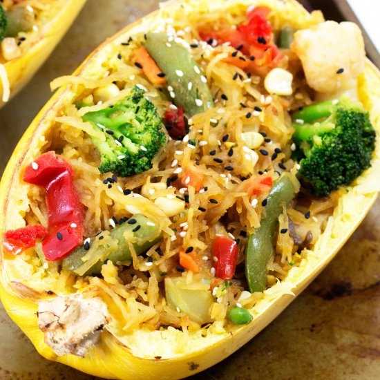 Spaghetti Squash Stir Fry