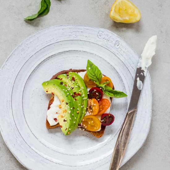 Bruschetta Avocado Toast