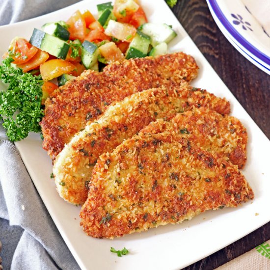 PARMESAN CRUSTED CHICKEN