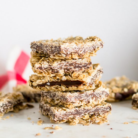 OAT CHOC PNUT BUTTER BARS