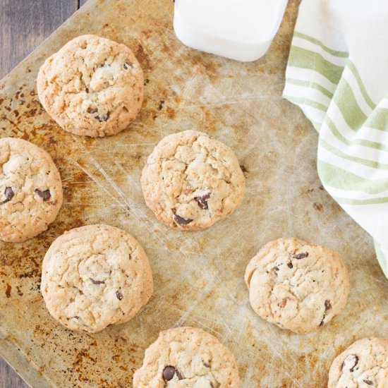 Chocolate Chip Coconut Cookies