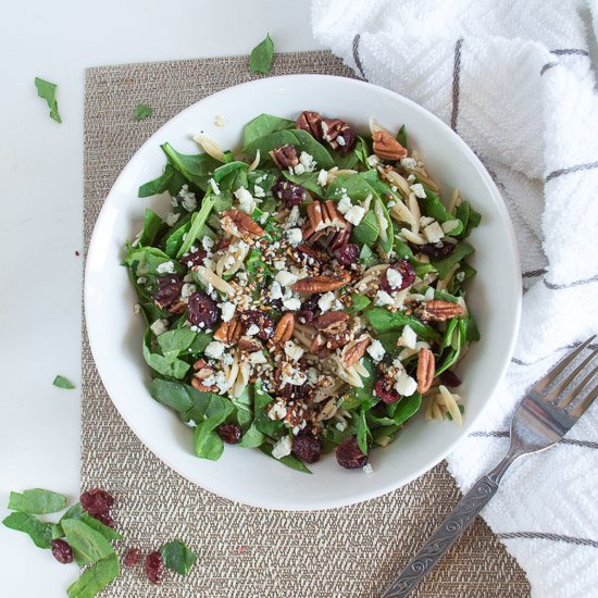 Spinach Orzo Salad