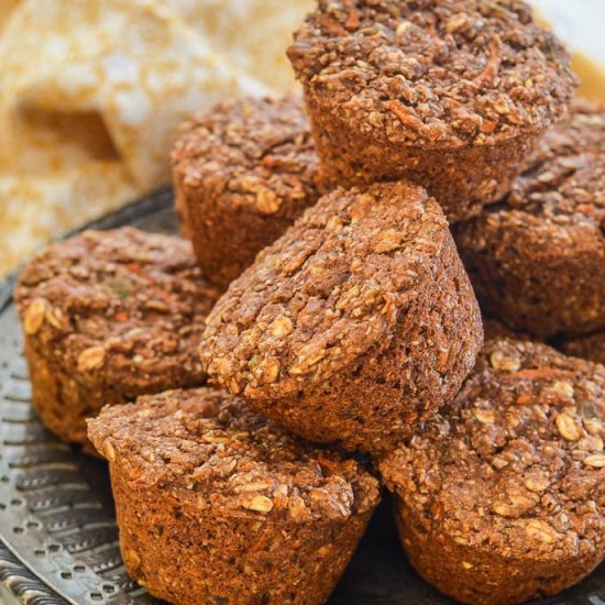 Vegan Healthy Carrot Muffins