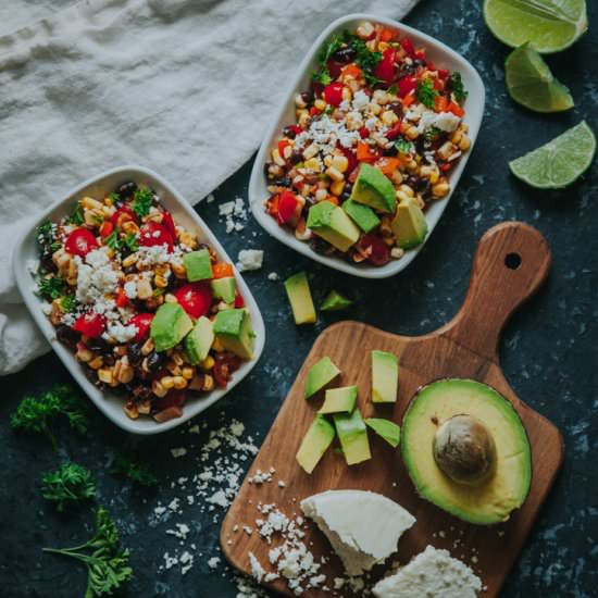 Zesty Corn Bean Salad