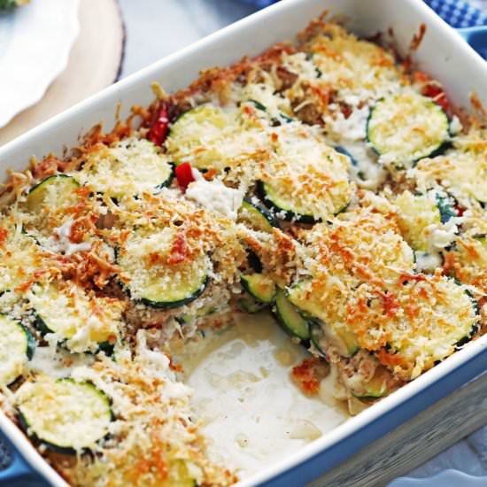 Zucchini Gratin with Gruyère Cheese