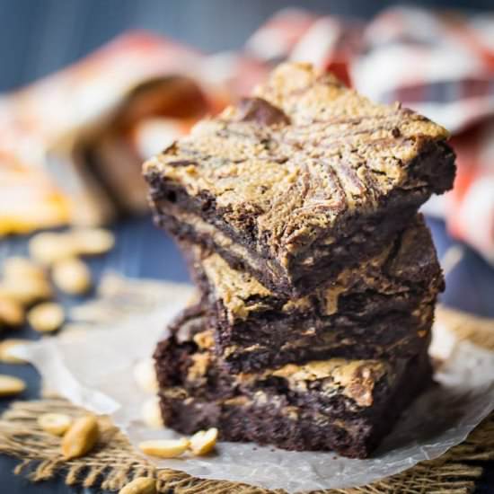 Peanut Butter Brownies