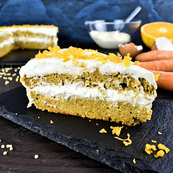 Gluten Free Low Carb Carrot Cake