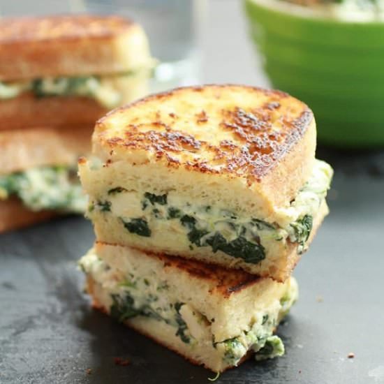 Spinach and Artichokes Melts