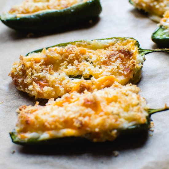 5 Ingredient Baked Jalapeno Poppers