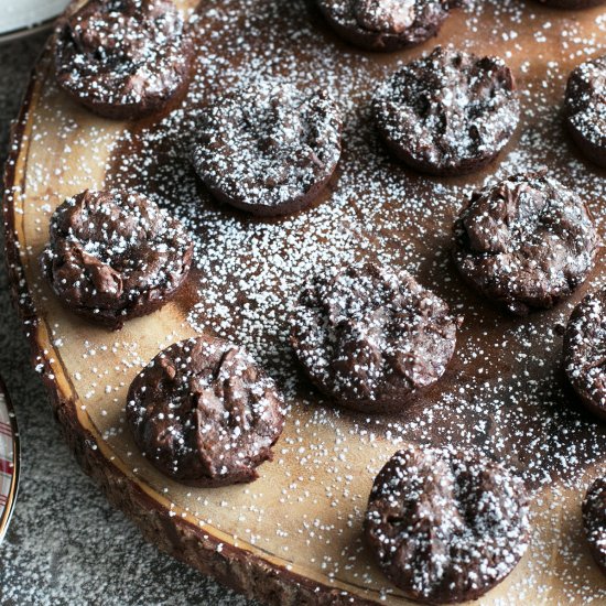 Dark Chocolate Peanut Butter Brownies