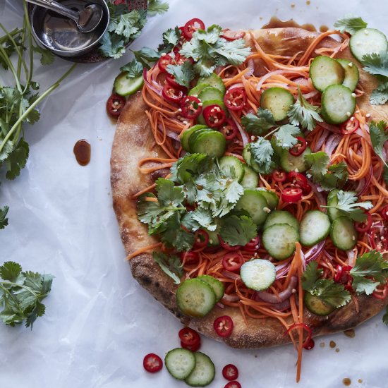 Veggie Bahn Mi Pizza