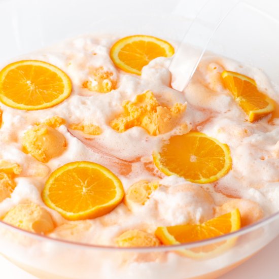 Summer Orange Sherbet Punch