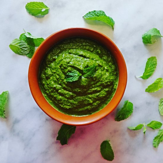 Pudina (Mint leaves) Chutney